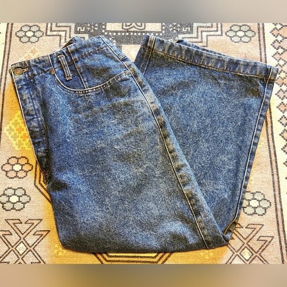 Vintage 1980's The Gap Stone Wash Denim Skirt Size 13/14 - Picture 3 of 16